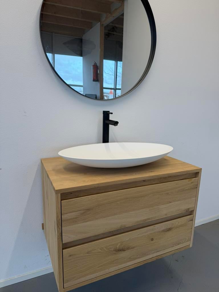 Nieuwe waskommen ovaal Solid Surface, Doe-het-zelf en Verbouw, Sanitair, Ophalen of Verzenden, Nieuw