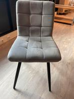 9 grijs/groene eetkamerstoelen, zgan, Huis en Inrichting, Stoelen, Ophalen, Modern, landelijk, Zo goed als nieuw, Vijf, Zes of meer stoelen