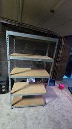 Metalen stellingkast met 4 planken, Ophalen of Verzenden, Gebruikt