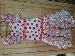 Orginele Spaanse flamenco jurk maat S, Kleding | Dames, Ophalen, Zo goed als nieuw, Onder de knie