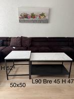 salontafel. marmar, 50 tot 100 cm, Ophalen of Verzenden, Zo goed als nieuw, 25 tot 50 cm
