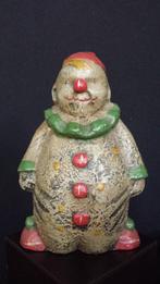Brocante oude FRANSE Clown <> Oud houten Speelgoed CLOWN, Ophalen of Verzenden