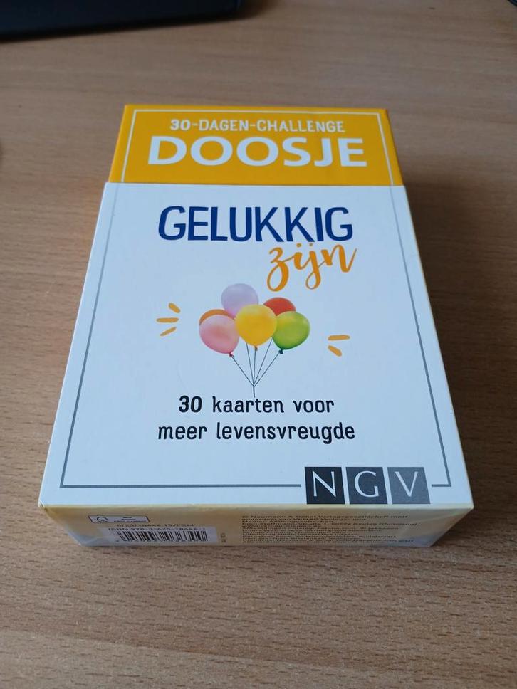 30-Dagen Challenge Doosje - Gelukkig Zijn, Boeken, Advies, Hulp en Training, Zo goed als nieuw, Ophalen of Verzenden