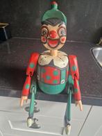 Vintage Pinocchio Houten Spaarpot/Shelf Sitter, Antiek en Kunst, Ophalen of Verzenden