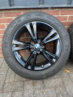 Originele BMW X1 X2 F48 Winterset Zwart Michelin Countryman, Ophalen, Gebruikt, Banden en Velgen, 17 inch