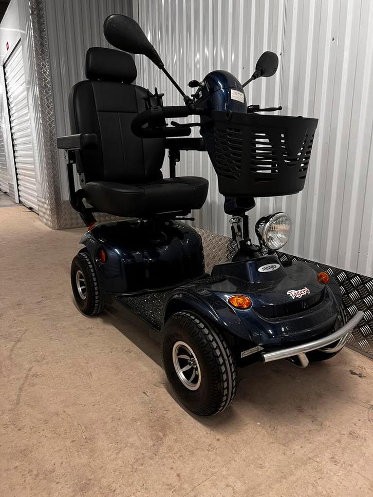Tiser 4 scootmobiel, Diversen, Brommobielen en Scootmobielen, Zo goed als nieuw, Mango, 46 km of meer, 16 km/u of meer, Ophalen