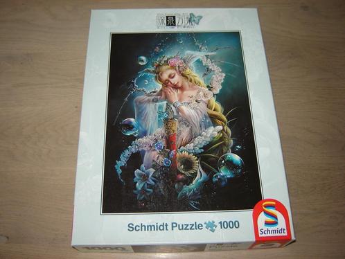 Puzzel Schmidt DREAMING ANGEL 1000 st., Hobby en Vrije tijd, Denksport en Puzzels, Zo goed als nieuw, Legpuzzel, 500 t/m 1500 stukjes