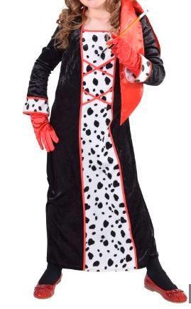 Leuk zwart/rood 101 DALMATIER/ CRUELA DE VILE jurk- Sint tip, Kinderen en Baby's, Carnavalskleding en Verkleedspullen, Nieuw, Meisje