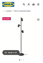 Staande lamp ikea (nymane) met 3 spots, Huis en Inrichting, Lampen | Vloerlampen, Ophalen, Zo goed als nieuw, 150 tot 200 cm