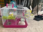 Hamster-/ muis hok, netjes, incl huisjes, iglo, loopbal, etc, Minder dan 60 cm, Minder dan 75 cm, Ophalen of Verzenden, Zo goed als nieuw