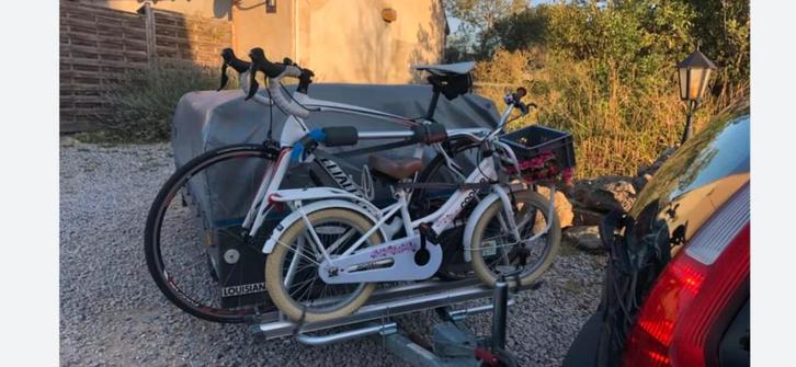 Fietsendrager voor dissel caravan  aanhanger  vouwwagen, Caravans en Kamperen, Caravan accessoires, Zo goed als nieuw, Ophalen