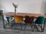Super gave eettafel en zitbank, Huis en Inrichting, Tafels | Eettafels, Ophalen, Gebruikt, 200 cm of meer, 50 tot 100 cm