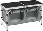 Campingtafel Aluminium koffertafel - Met opbergtas - Zwart G, Verzenden, Nieuw, Campingtafel