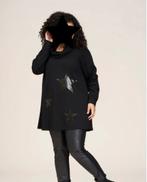 Sweatshirt zwart met sterren, Studio Clothing, maat 50/52, Overige typen, Zwart, Ophalen of Verzenden, Zo goed als nieuw