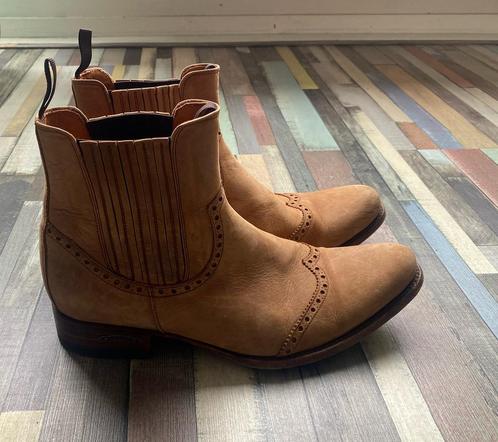 Sendra handgemaakte heren boots (kort) kleur cognac mt 43, Kleding | Heren, Schoenen, Zo goed als nieuw, Boots, Bruin, Ophalen of Verzenden