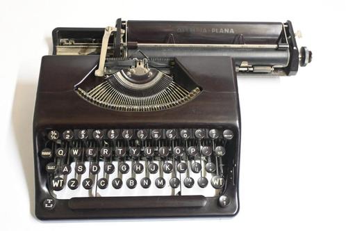 1939 olympia Plana typemachine bakeliet No 1344, Antiek en Kunst, Antiek | Kantoor en Zakelijk, Ophalen of Verzenden