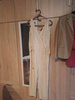 Creme kleurige jumpsuit, Kleding | Dames, Ophalen of Verzenden, Zo goed als nieuw, Maat 42/44 (L), Beige