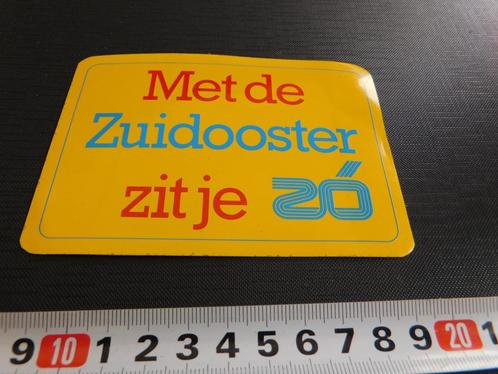 sticker Met de Zuidooster zit je ZO   bus OV *, Verzamelen, Stickers, Zo goed als nieuw, Bedrijf of Vereniging, Ophalen