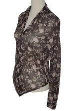 Chipie de Ville retro blouse, taupe/bruin, Mt. M, Maat 38/40 (M), Chipie de Ville, Bruin, Verzenden