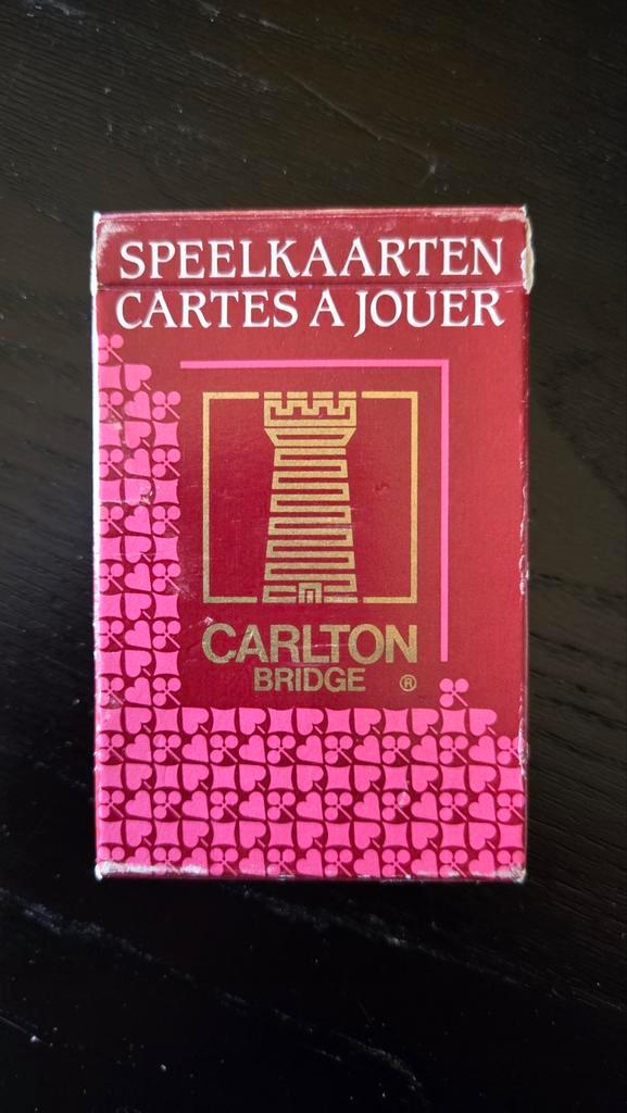 Vintage speelkaarten Carlton Bridge, Verzamelen, Speelkaarten, Jokers en Kwartetten, Zo goed als nieuw, Ophalen of Verzenden