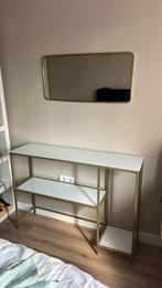 Kaptafel goud, Huis en Inrichting, Ophalen of Verzenden, Zo goed als nieuw