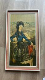 Schilderij kunst van dame, Ophalen of Verzenden