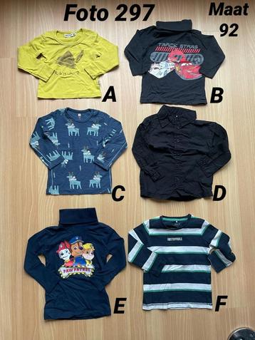 Longsleeve jongen maat 92 *foto 297* beschikbaar voor biedingen