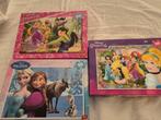 Te  koop 3 disney puzzels, Ophalen of Verzenden, Meer dan 50 stukjes, Zo goed als nieuw, 4 tot 6 jaar