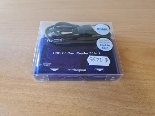 Hama kaartlezer (incl. USB-kabel) - ZGAN in doosje, Computers en Software, Geheugenkaartlezers, Zo goed als nieuw, Ophalen of Verzenden