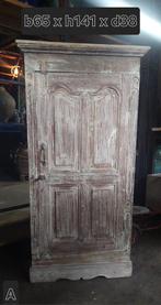 Antieke Houten Kast met Verweerde Afwerking - Uniek Stukje G, Ophalen