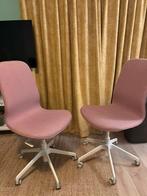 Ikea langfjall bureaustoelen oud roze met wit, Ophalen, Zo goed als nieuw, Roze, Bureaustoel