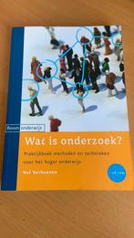 Nel Verhoeven - Wat is onderzoek?, Boeken, Wetenschap, Ophalen of Verzenden, Zo goed als nieuw, Nel Verhoeven