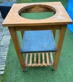 BBQ tafel/wagen voor kleine kamado /green egg, Tuin en Terras, Houtskoolbarbecues, Ophalen, Zo goed als nieuw