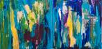 2Luik Abstract, Antiek en Kunst, Ophalen of Verzenden