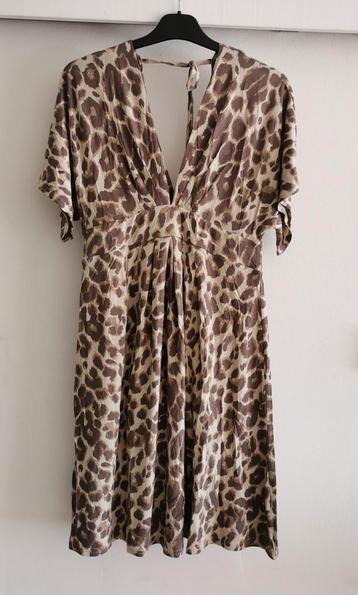 H&M jurk met panterprint mt. 38  beschikbaar voor biedingen