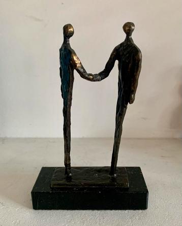 Bronzen beeldje De afspraak beschikbaar voor biedingen