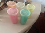 Tupperware drinkbekers - 5 stuks, perfecte staat, Ophalen of Verzenden, Zo goed als nieuw