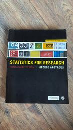 Statistics for Research: with a Guide to SPSS, Gelezen, George Argyrous, Ophalen of Verzenden, WO