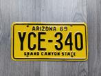 Kentekenplaat 1969 Arizona USA Nummerplaat Nummerbord, Ophalen of Verzenden, Gebruikt, Auto's