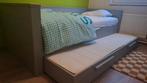 Eenpersoonsbed met onderschuifbed, Huis en Inrichting, Slaapkamer | Bedden, Ophalen, 90 cm, Eenpersoons, Zo goed als nieuw