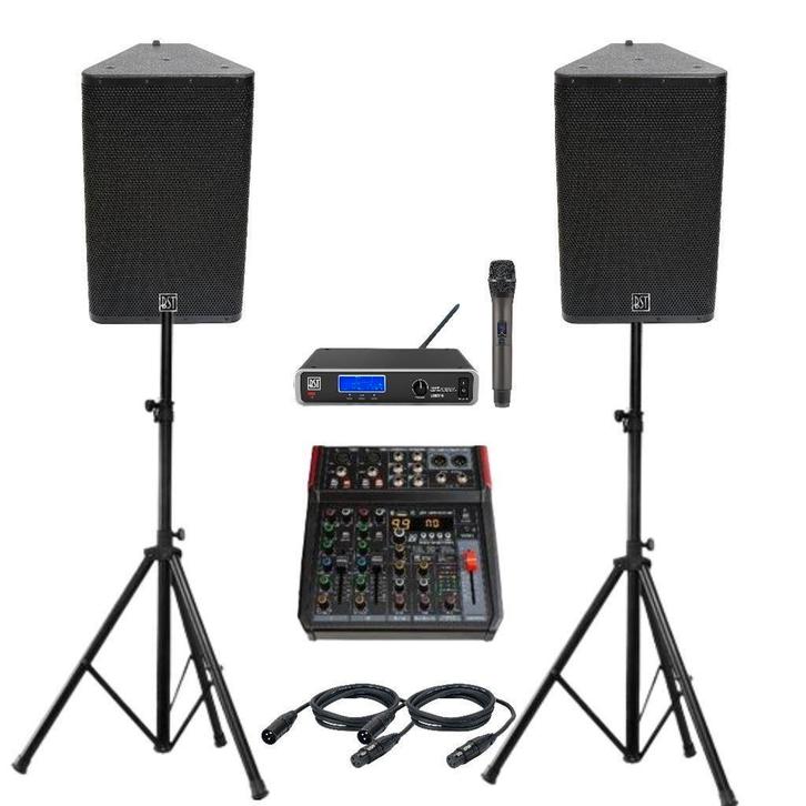 Bst Complete Zang set 2 x 800 Watt Max, Audio, Tv en Foto, Luidsprekers, Nieuw, Front, Rear of Stereo speakers, 120 watt of meer