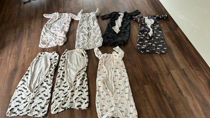 7 slaapzakken 86 104, Kinderen en Baby's, Dekens, Slaapzakjes en Inbakerproducten, Gebruikt, Slaapzak, 85 tot 100 cm, Ophalen of Verzenden
