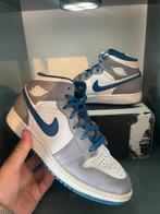 Jordan 1 mid blue cement, Ophalen of Verzenden, Nike Jordan, Zo goed als nieuw, Sneakers of Gympen