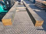 2 hardhouten palen / balken 20x20 cm / 4.70 m lang nr: HB55, Ophalen, 250 cm of meer, Balken, Hardhout