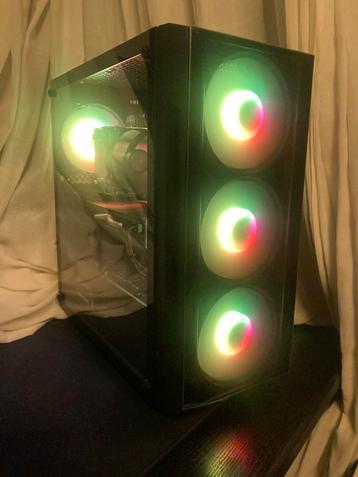 Game pc RGB Intel i7-6core / 16GB / SSD 2TB HD / RX580-8GB beschikbaar voor biedingen