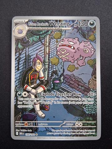 🔹Team Rocket's Weezing #199 – Destined Rivals🔹 beschikbaar voor biedingen
