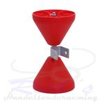 Bootrol rollenset kunststof trompetrol op kantelblokje, Watersport en Boten, Accessoires en Onderhoud, Verzenden, NB, Nieuw, Motor en Techniek