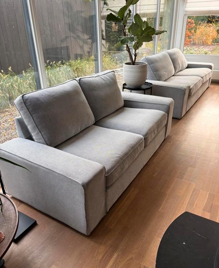 IKEA 2-persoonsbank KIVIK, Huis en Inrichting, Banken | Bankstellen, Gebruikt, Rechte bank, Tweepersoons, 150 tot 200 cm, 75 tot 100 cm