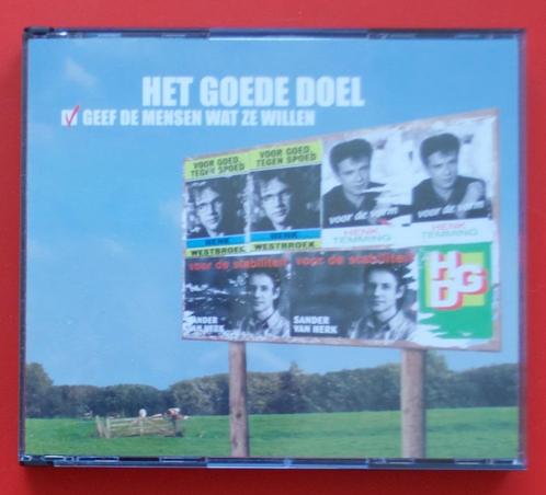 2cd Het goede doel Geef de mensen wat ze willen 2001 België, Cd's en Dvd's, Cd's | Verzamelalbums, Nederlandstalig, Boxset, Ophalen of Verzenden