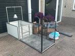 Zeer complete Werpkist met ren voor kleine en middel rassen, Dieren en Toebehoren, Hondenhokken, Ophalen of Verzenden, Zo goed als nieuw